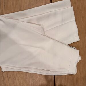 Aritzia women limitless white trousers Wilfred